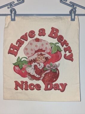 Have a Berry Nice Day Strawberry Shortcake Graphic Tote